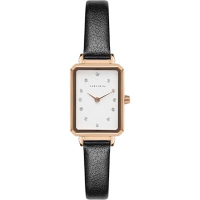 Carlheim Orologio Analogico al Quarzo Giapponese da Donna con Cinturino in Pelle Carlheim Orologio Analogico al Quarzo Giapponese da Donna con Cinturino in Pelle