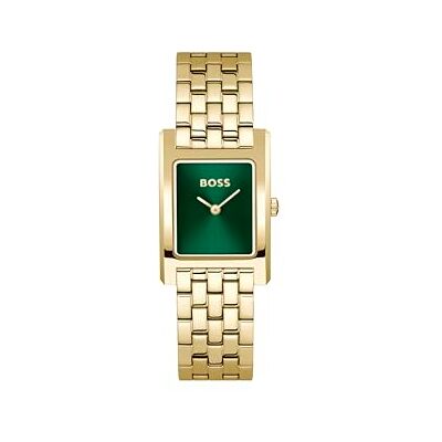 Boss Orologio Con Movimento al Quarzo a Due Lancette da Donna Collezione LUCY con Cinturino in Acciaio Inossidabile o Pelle, e Cassa Rettangolare Boss Orologio Con Movimento al Quarzo a Due Lancette da Donna Collezione LUCY con Cinturino in Acciaio Inossidabile o Pelle, e Cassa Rettangolare