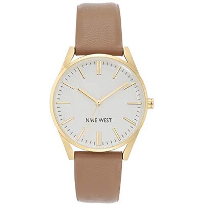 Nine West Orologio da polso da donna, Beige Nine West Orologio da polso da donna, Beige