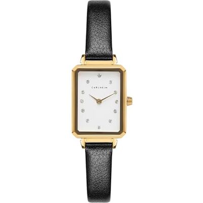 Carlheim Orologio Analogico al Quarzo Giapponese Donna con Cinturino in Pelle Carlheim Orologio Analogico al Quarzo Giapponese Donna con Cinturino in Pelle