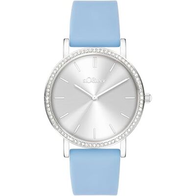 s.Oliver Orologio da donna – rotondo – argento – 35 mm – elegante orologio da donna in metallo con movimento al quarzo – impermeabile 3 ATM – antigraffio s.Oliver Orologio da donna – rotondo – argento – 35 mm – elegante orologio da donna in metallo con movimento al quarzo – impermeabile 3 ATM – antigraffio