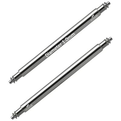 masar Premium Ø 1,0mm / 1,2mm / 1,3mm – Barre a Molla, Perni per Cinturino Orologio/Spring Bar Pi for Watch Strap – (Dimensione = Larghezza Anse) – Acciaio Inossidabile 316L – 2 Pcs masar Premium Ø 1,0mm / 1,2mm / 1,3mm – Barre a Molla, Perni per Cinturino Orologio/Spring Bar Pi for Watch Strap – (Dimensione = Larghezza Anse) – Acciaio Inossidabile 316L – 2 Pcs