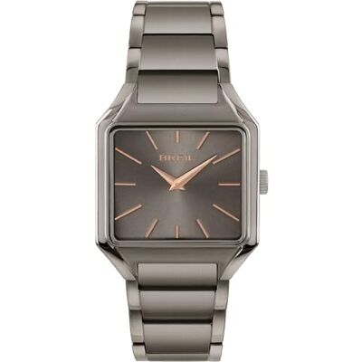 Breil , Collezione The B, Orologio Donna in Acciaio, Movimento al Quarzo Solo Tempo, Cassa Quadrata Monocolore 33x32mm, Lunghezza Regolabile 13.5-19 cm, Chiusura Déployante con Pulsanti Breil , Collezione The B, Orologio Donna in Acciaio, Movimento al Quarzo Solo Tempo, Cassa Quadrata Monocolore 33x32mm, Lunghezza Regolabile 13.5-19 cm, Chiusura Déployante con Pulsanti