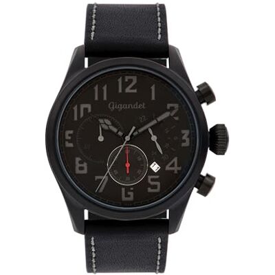 Gigandet Orologio Analogico al Quarzo Giapponese Uomo con Cinturino in Pelle Gigandet Orologio Analogico al Quarzo Giapponese Uomo con Cinturino in Pelle