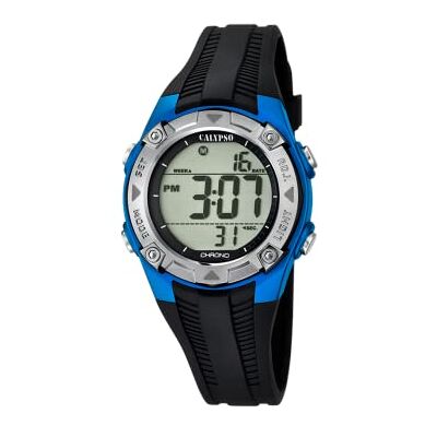 Calypso Orologio Digitale Bambino/a in Gomma Nero Calypso Orologio Digitale Bambino/a in Gomma Nero
