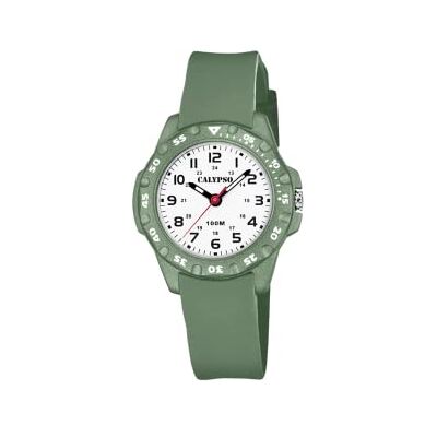 Calypso Orologio Bambino Analogico Caucciù Movimento al Quarzo Orologio Infantile Vetro Resistente Impermeabile 10 ATM Junior Collection K5821 Calypso Orologio Bambino Analogico Caucciù Movimento al Quarzo Orologio Infantile Vetro Resistente Impermeabile 10 ATM Junior Collection K5821