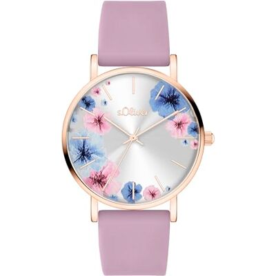 s.Oliver orologio da donna Rotondo Oro rosa 18 mm Elegante orologio da donna in metallo con movimento al quarzo 3 ATM impermeabile antigraffio s.Oliver orologio da donna Rotondo Oro rosa 18 mm Elegante orologio da donna in metallo con movimento al quarzo 3 ATM impermeabile antigraffio