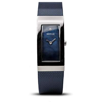 BERING Donna Analogico Quarzo Classic Orologio con Cinturino in Acciaio inossidabile Cinturino e Vetro zaffiro BERING Donna Analogico Quarzo Classic Orologio con Cinturino in Acciaio inossidabile Cinturino e Vetro zaffiro