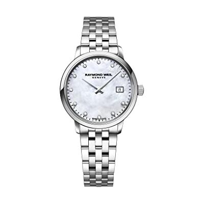 Raymond Weil Orologio Analogico al Quarzo Donna con Cinturino in Acciaio Inossidabile Raymond Weil Orologio Analogico al Quarzo Donna con Cinturino in Acciaio Inossidabile