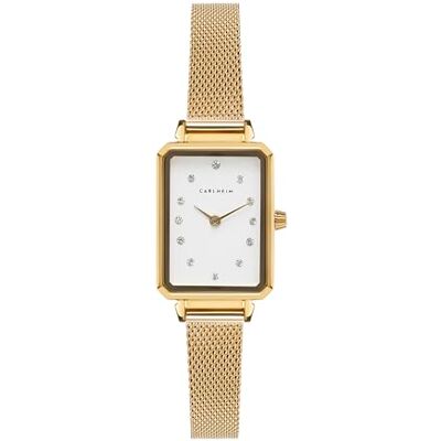 Carlheim Orologio Analogico al Quarzo Giapponese da Donna con Cinturino in Acciaio Inossidabile Carlheim Orologio Analogico al Quarzo Giapponese da Donna con Cinturino in Acciaio Inossidabile