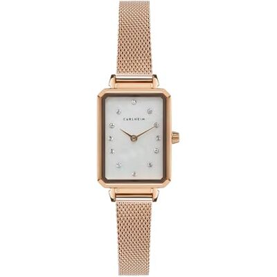 Carlheim Orologio Analogico al Quarzo Giapponese Donna con Cinturino in Acciaio Inossidabile Carlheim Orologio Analogico al Quarzo Giapponese Donna con Cinturino in Acciaio Inossidabile