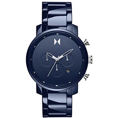 MVMT Orologio con Cronografo al Quarzo da Uomo con Cinturino in Ceramica Blu MVMT Orologio con Cronografo al Quarzo da Uomo con Cinturino in Ceramica Blu