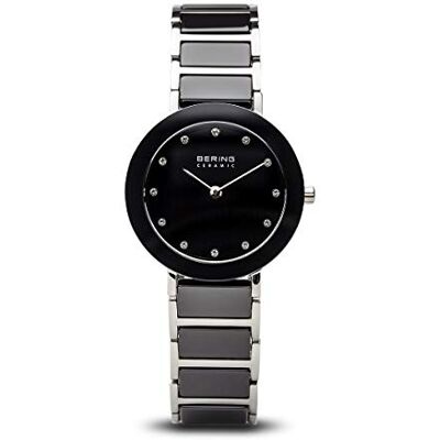 BERING Donna Analogico Quarzo Ceramic Orologio con Cinturino in Acciaio inossidabile/Ceramica Cinturino e Vetro zaffiro BERING Donna Analogico Quarzo Ceramic Orologio con Cinturino in Acciaio inossidabile/Ceramica Cinturino e Vetro zaffiro