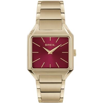 Breil , Collezione The B, Orologio Donna in Acciaio, Movimento al Quarzo Solo Tempo, Cassa Quadrata Monocolore 33x32mm, Lunghezza Regolabile 13.5-19 cm, Chiusura Déployante con Pulsanti Breil , Collezione The B, Orologio Donna in Acciaio, Movimento al Quarzo Solo Tempo, Cassa Quadrata Monocolore 33x32mm, Lunghezza Regolabile 13.5-19 cm, Chiusura Déployante con Pulsanti