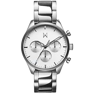 MVMT Orologio Analogico Multifunzione al Quarzo da Uomo con Cinturino in Acciaio Inossidabile Argentato MVMT Orologio Analogico Multifunzione al Quarzo da Uomo con Cinturino in Acciaio Inossidabile Argentato