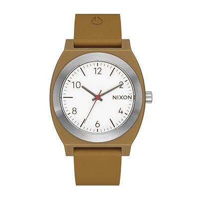 NIXON Orologio Analogico al Quarzo Giapponese Unisex-Adulto con Cinturino in Silicone NIXON Orologio Analogico al Quarzo Giapponese Unisex-Adulto con Cinturino in Silicone