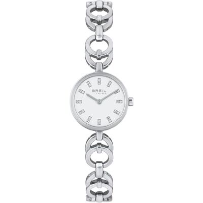Breil , Collezione Type, Orologio Donna, con Design Leggero ed Elegante, Movimento al Quarzo TMI VJ20, Pratica Chiusura a Gioielleria, Resistente all'Acqua, Lunghezza Regolabile 13.5-19 cm Breil , Collezione Type, Orologio Donna, con Design Leggero ed Elegante, Movimento al Quarzo TMI VJ20, Pratica Chiusura a Gioielleria, Resistente all'Acqua, Lunghezza Regolabile 13.5-19 cm