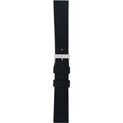 Morellato CORDURA/2 Cinturino in Pelle, Uomo, Larghezza 24 mm / 20 mm, Nero Morellato CORDURA/2 Cinturino in Pelle, Uomo, Larghezza 24 mm / 20 mm, Nero