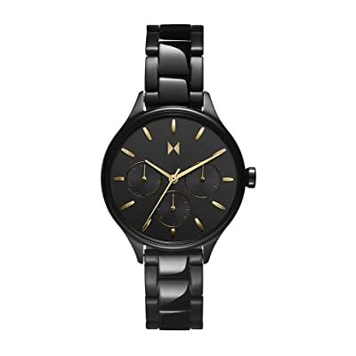MVMT Orologio analogico multifunzione al quarzo da donna con cinturino in acciaio inossidabile Nero MVMT Orologio analogico multifunzione al quarzo da donna con cinturino in acciaio inossidabile Nero