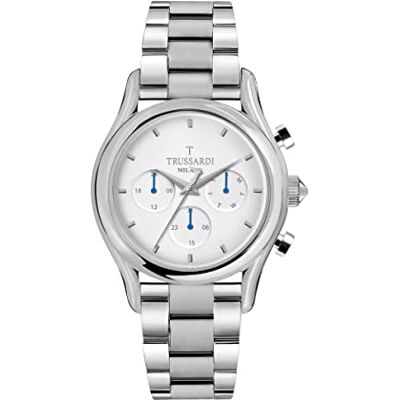 Trussardi Orologio Uomo, T-Light, Multifunzione, in Acciaio Trussardi Orologio Uomo, T-Light, Multifunzione, in Acciaio