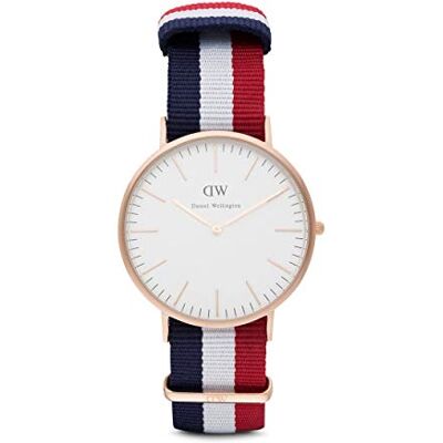 Daniel Wellington Dw classic cambrigde orologio Unisex Analogico Al quarzo con cinturino in Nylon Daniel Wellington Dw classic cambrigde orologio Unisex Analogico Al quarzo con cinturino in Nylon