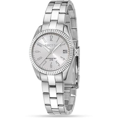 Orologio da donna, Collezione Sector 240, movimento al quarzo, tempo e data, in acciaio Orologio da donna, Collezione Sector 240, movimento al quarzo, tempo e data, in acciaio