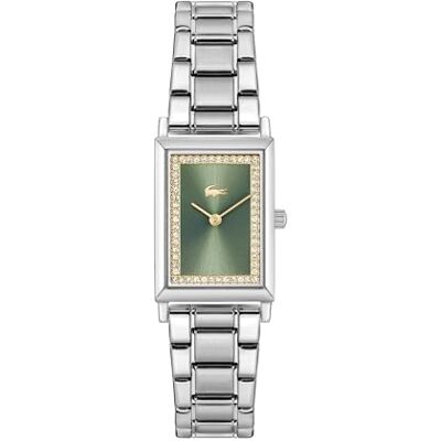 Lacoste Orologio Con Movimento Al Quarzo A Due Lancette da Donna Collezione CATHERINE con Cinturino in Acciaio Inossidabile argentato Lacoste Orologio Con Movimento Al Quarzo A Due Lancette da Donna Collezione CATHERINE con Cinturino in Acciaio Inossidabile argentato
