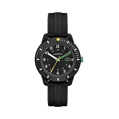 Lacoste Orologio Analogico al Quarzo da Bambini Collezione MINI TENNIS con Cinturino in Silicone Nero Lacoste Orologio Analogico al Quarzo da Bambini Collezione MINI TENNIS con Cinturino in Silicone Nero