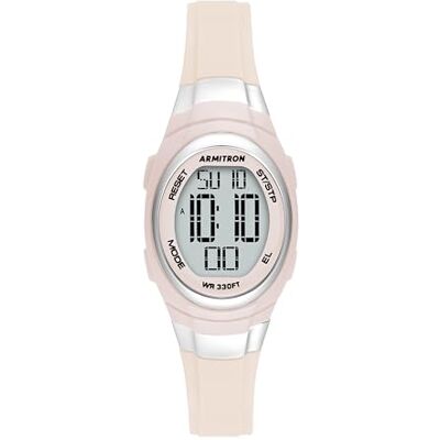 Armitron Orologio sportivo da donna, digitale, con cronografo, cinturino in resina, 45/7041, Rosa Armitron Orologio sportivo da donna, digitale, con cronografo, cinturino in resina, 45/7041, Rosa