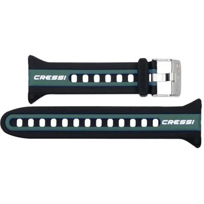 CRESSI Cinturino NEPTO Nero/Verde Scuro CRESSI Cinturino NEPTO Nero/Verde Scuro