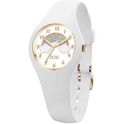 ICE fantasia Rainbow white Orologio bianco da Bambine con Cinturino in silicone ICE fantasia Rainbow white Orologio bianco da Bambine con Cinturino in silicone