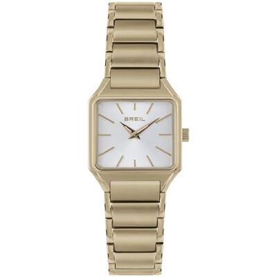 Breil The B Orologio da polso da donna con cinturino in acciaio, colore: Argento/Bianco, oro/bianco, Bracciale Breil The B Orologio da polso da donna con cinturino in acciaio, colore: Argento/Bianco, oro/bianco, Bracciale
