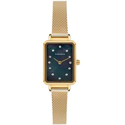 Carlheim Orologio Analogico al Quarzo Giapponese Donna con Cinturino in Acciaio Inossidabile Carlheim Orologio Analogico al Quarzo Giapponese Donna con Cinturino in Acciaio Inossidabile