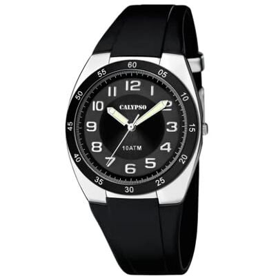 CALYPSO Orologio Uomo Analogico in Gomma Nero CALYPSO Orologio Uomo Analogico in Gomma Nero