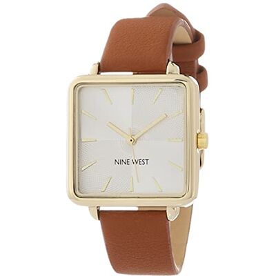 Nine West Orologio da polso da donna, Marrone/Oro Nine West Orologio da polso da donna, Marrone/Oro