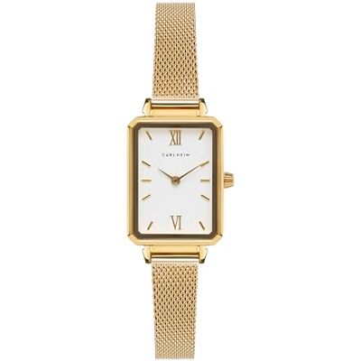 Carlheim Orologio Analogico al Quarzo Giapponese da Donna con Cinturino in Acciaio Inossidabile Carlheim Orologio Analogico al Quarzo Giapponese da Donna con Cinturino in Acciaio Inossidabile