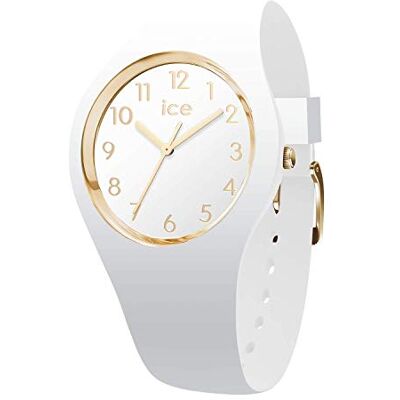 ICE glam White Gold Numbers Orologio bianco da Donna con Cinturino in silicone ICE glam White Gold Numbers Orologio bianco da Donna con Cinturino in silicone