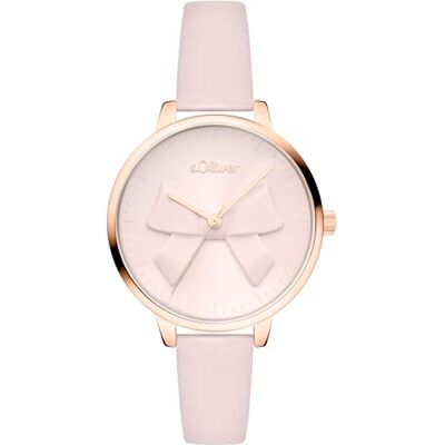 s.Oliver Orologio da donna rotondo oro rosa 34 mm elegante orologio da donna in metallo con movimento al quarzo impermeabile 3 ATM antigraffio s.Oliver Orologio da donna rotondo oro rosa 34 mm elegante orologio da donna in metallo con movimento al quarzo impermeabile 3 ATM antigraffio