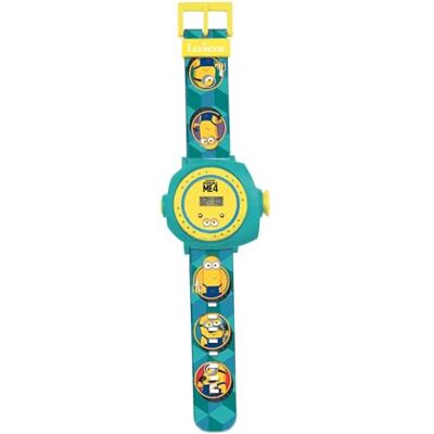 Lexibook , Despicable Me, Minions, Orologio da proiezione Regolabile con Schermo Digitale, 20 Immagini dei Minions, per Bambini, Blu/Giallo, Lexibook , Despicable Me, Minions, Orologio da proiezione Regolabile con Schermo Digitale, 20 Immagini dei Minions, per Bambini, Blu/Giallo,