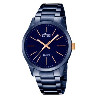 Lotus Orologio Uomo Analogico in Acciaio Inossidabile 316l Blu Lotus Orologio Uomo Analogico in Acciaio Inossidabile 316l Blu