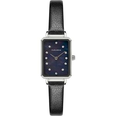 Carlheim Orologio Analogico al Quarzo Giapponese da Donna con Cinturino in Pelle Carlheim Orologio Analogico al Quarzo Giapponese da Donna con Cinturino in Pelle