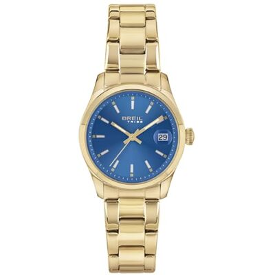 Breil , Collezione Classic Elegance, Orologio Donna, in Acciaio Silver, Movimento al Quarzo Solo Tempo, Quadrante Blu, Lunetta con Pattern Zigrinato, Resistente all'Acqua, Silver-Blu Breil , Collezione Classic Elegance, Orologio Donna, in Acciaio Silver, Movimento al Quarzo Solo Tempo, Quadrante Blu, Lunetta con Pattern Zigrinato, Resistente all'Acqua, Silver-Blu