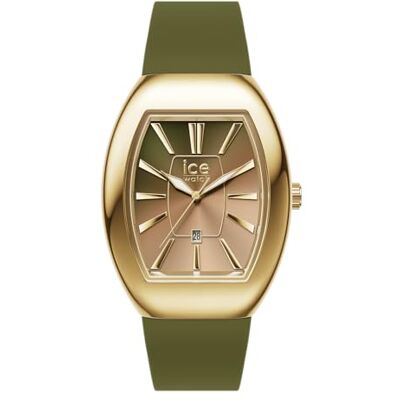 ICE boliday women dome steel Olive green metal Orologio oro da Donna con Cinturino in silicone (Small) ICE boliday women dome steel Olive green metal Orologio oro da Donna con Cinturino in silicone (Small)