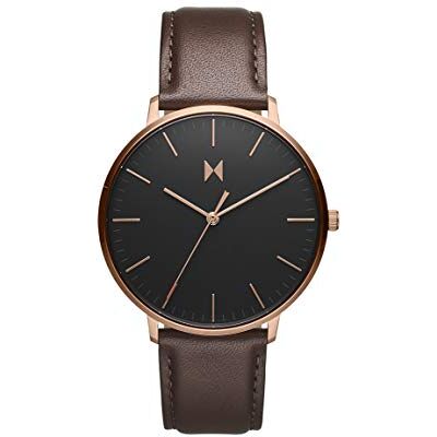 MVMT Orologio Analogico al Quarzo da Uomo con Cinturino in Pelle Marrone Scuro MVMT Orologio Analogico al Quarzo da Uomo con Cinturino in Pelle Marrone Scuro