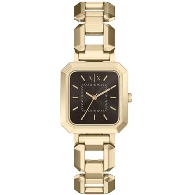 Armani Orologio da Donna 27MM in Acciaio Inossidabile Color Oro, Armani Orologio da Donna 27MM in Acciaio Inossidabile Color Oro,