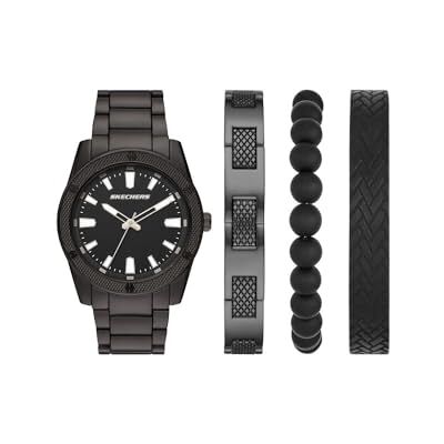 Skechers Orologio Analogico al Quarzo Uomo con Cinturino in Lega di Acciaio Skechers Orologio Analogico al Quarzo Uomo con Cinturino in Lega di Acciaio