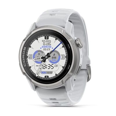COROS APEX 4 (46 mm) Orologio GPS, 1,3" Touchscreen MIP Bianco COROS APEX 4 (46 mm) Orologio GPS, 1,3" Touchscreen MIP Bianco