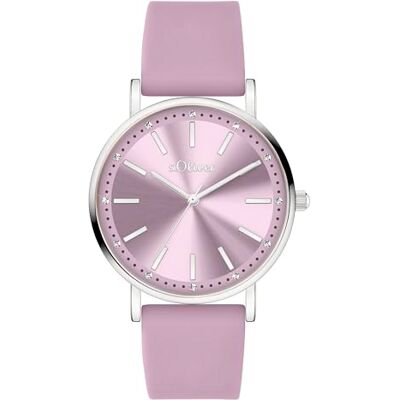 s.Oliver orologio da donna Rotondo argento 18 mm Elegante orologio da donna in metallo con movimento al quarzo 3 ATM impermeabile antigraffio s.Oliver orologio da donna Rotondo argento 18 mm Elegante orologio da donna in metallo con movimento al quarzo 3 ATM impermeabile antigraffio