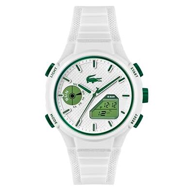 Lacoste Orologio Quarzo Multifunzione Analogico-Digitale da uomo Collezione LC33 con cinturino in silicone Lacoste Orologio Quarzo Multifunzione Analogico-Digitale da uomo Collezione LC33 con cinturino in silicone