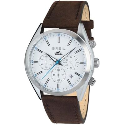 Breil Orologio Uomo Collezione MANTA CITY TW1608 Orologio da Polso Solo Tempo con Quadrante Analogico Grigio Movimento VD53 TIME MODULE Orologio al Quarzo Bracciale in Pelle Nera Breil Orologio Uomo Collezione MANTA CITY TW1608 Orologio da Polso Solo Tempo con Quadrante Analogico Grigio Movimento VD53 TIME MODULE Orologio al Quarzo Bracciale in Pelle Nera